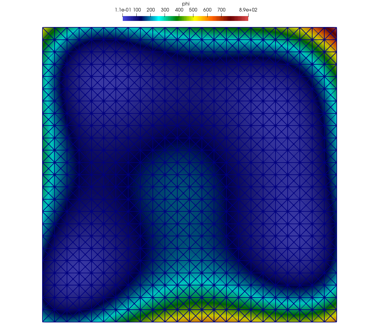 Resulting Unstructured mesh
